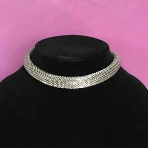 Sleek Napier Vintage Silver Necklace